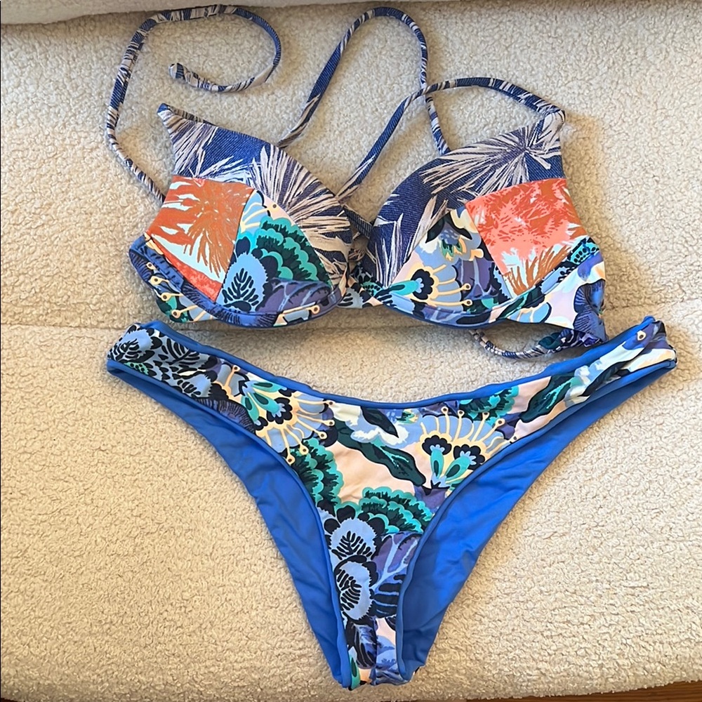 Maaji Swim Tropical Print Bikini Set